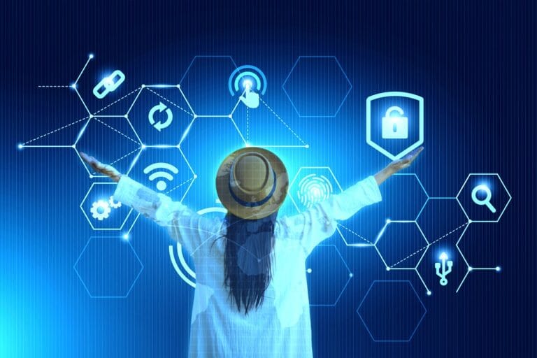 data protection, security, important information, blue data, blue security, blue