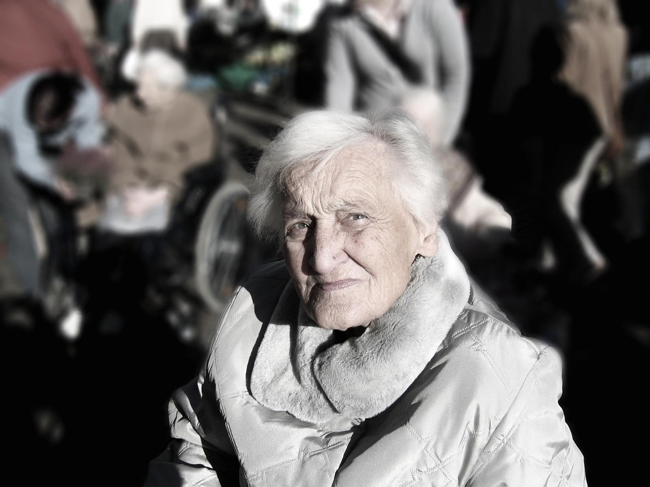 woman, elderly, portrait, old, senior, aged, grandma, grandmother, elderly, elde