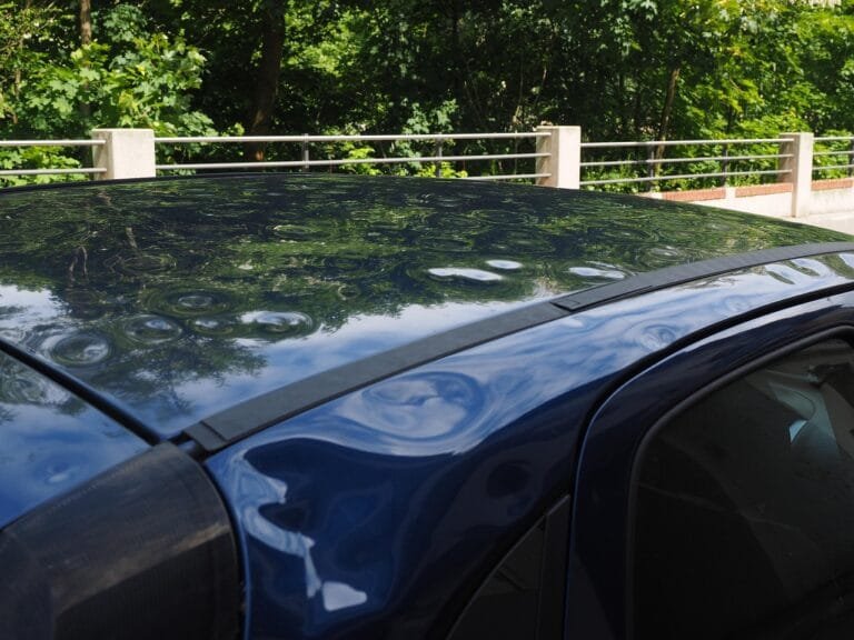 hail damage, automobile, car roof, paint damage, bumps, dents, hailbones, hail d