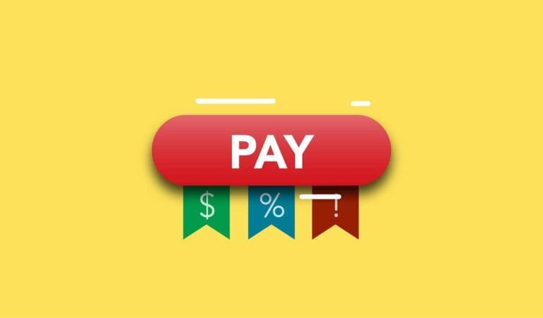 Simple illustration showing financial concept of payments with dollars interests
