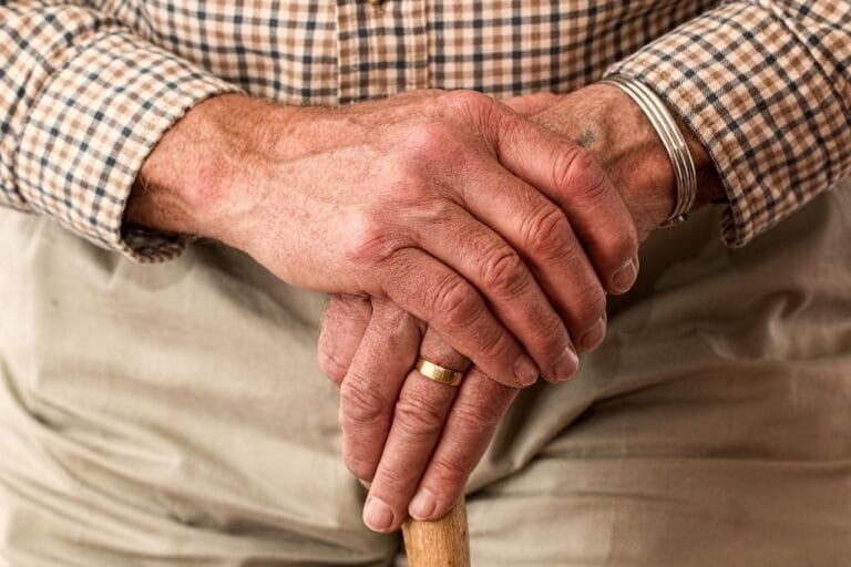 elderly, hands, ring, walking stick, old person, senior, pensioner, aged, grandparent, cane, retired, man, elderly, elde