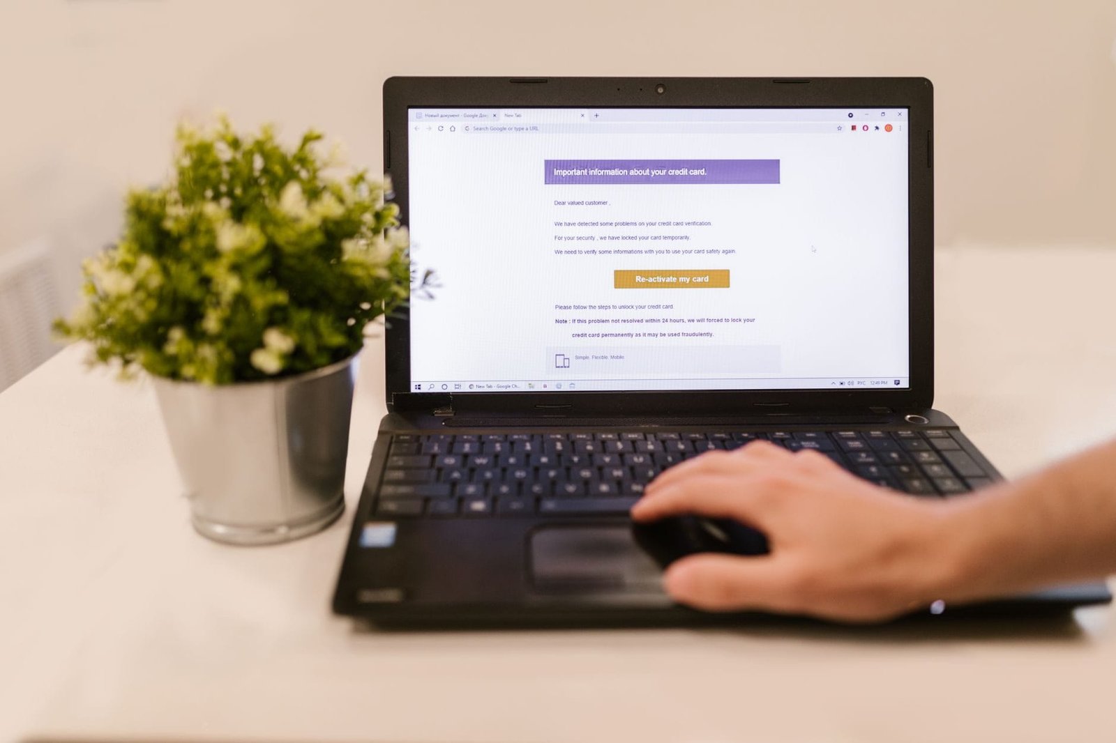 Disparos automatizados e raspagem de dados: limites legais do uso de robôs online 1 Person using a laptop to read an email indoors beside a potted plant.