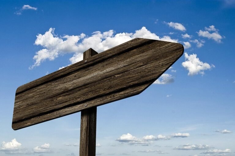 signpost, waypoint, wood, grain, board, sign, direction, right, path, nature, marking, arr
