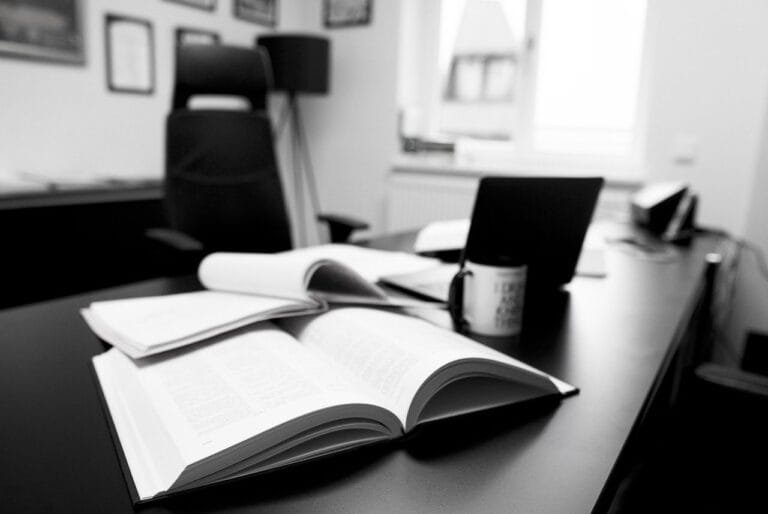 chancellery, office, table, work, law firm, workplace, laptop, desk, computer, a book, law firm, law firm, law firm, law