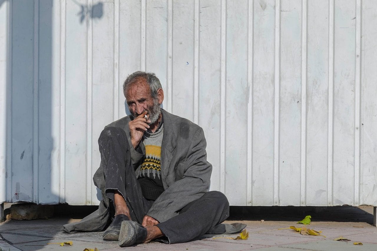iran, homeless person, elderly man, street, urban, homeless, poverty, iran, homeless perso