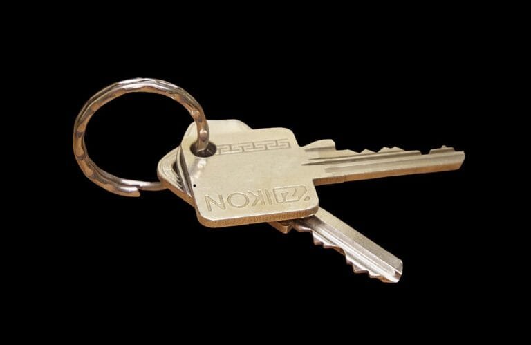 key, keychain, house keys, door key, beard key, metal, close up, blade, close to, castle, 